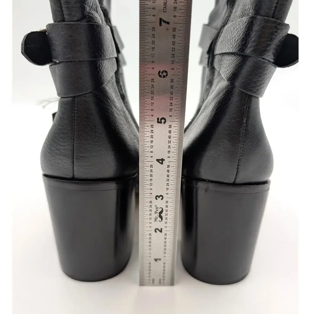 Dolce Vita Tyrone Pointed Toe Knee High Boots Women's Black Size US7 EU37